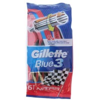 Gillette Blue 3 Nitro Razor 6 pcs