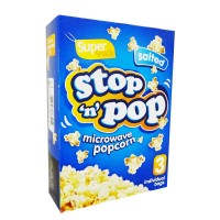 Super Snack Stop 'n' Pop Microwave Popcorn (Salted)